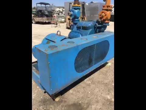 Vilter 448 8-Cylinder Reciprocating Compressor Package (100 HP 230/460 V, Belt Driven)