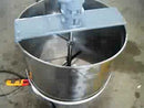 Tanque Doble de Acero Inoxidable con Mezclador - 88.4 Galones
