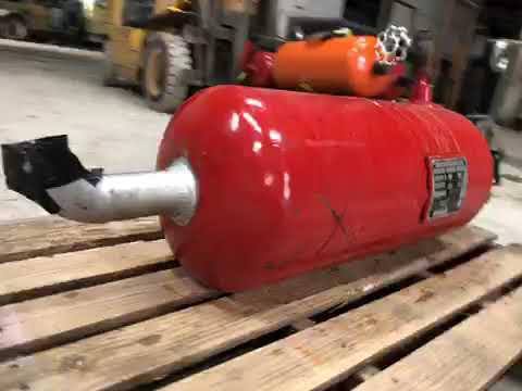 Vilter A934700 Horizontal Oil Separator (10in X 32in. 15 Gallons)