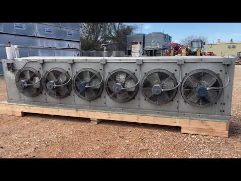 Krack DTX6S-1530-DXA-HGC-LH Ammonia Evaporator Coil- 17.46 TR, 6 Fans (Low/Medium Temperature)