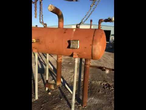 Receptor de amoníaco horizontal para fabricantes de servicios industriales (25 pulgadas x 79 pulgadas, 168 galones)