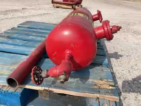 Seattle Refrigeration Inc Vertical Oil Separator (10in X 35in. 12 Gallons)