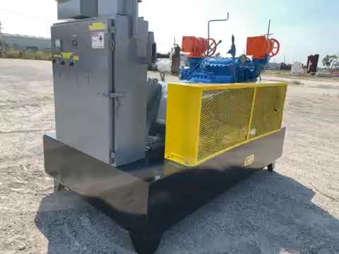 Vilter 448 8-Cylinder Reciprocating Compressor Package (100 HP 460 V, Belt Driven)
