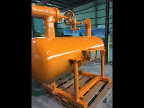 Receptor de amoníaco horizontal RVS (24 pulg. X 72 pulg. 172 galones)