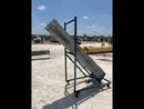 Vertical Incline Galvanized Steel Screw Auger Conveyor - 2 HP