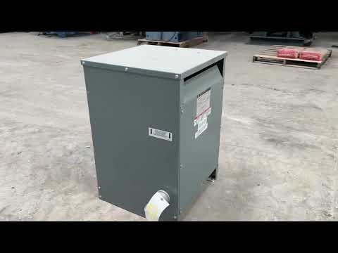 Square D Company General Transformer( 45 KVA, 3Ph, 480/240 Volts )