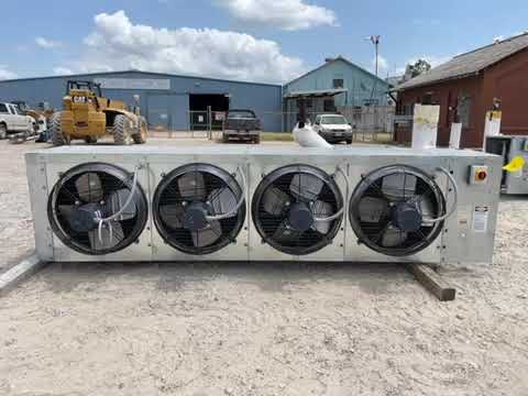 Bobina evaporadora de amoníaco Krack DT4S-1045-FLA-HGU-RH - 13 TR, 4 ventiladores (baja temperatura)