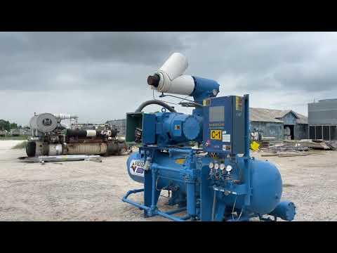 Rotary Screw Compressor Package (MISSING SCREW, 300 HP 460 V, Missing Control Panel)