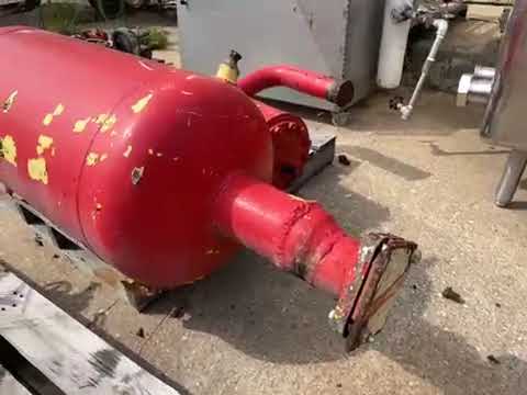 Vilter Horizontal Oil Separator (40in X 20in. 55 Gallons)