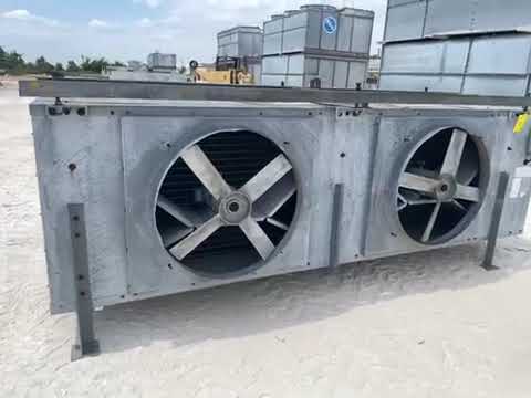 Bobina evaporadora de amoníaco Krack 2L-4410 - 31.08 TR, 2 ventiladores (baja temperatura)