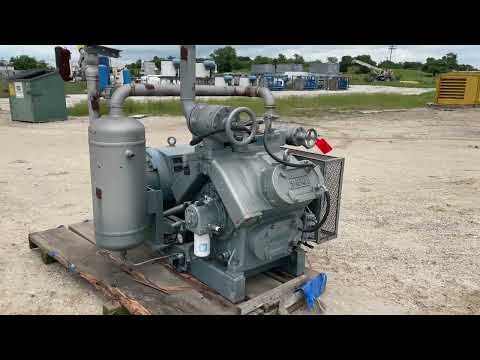 Paquete de compresor alternativo Sabroe SMC-106E de 6 cilindros (75 HP, 208-230/460 V)