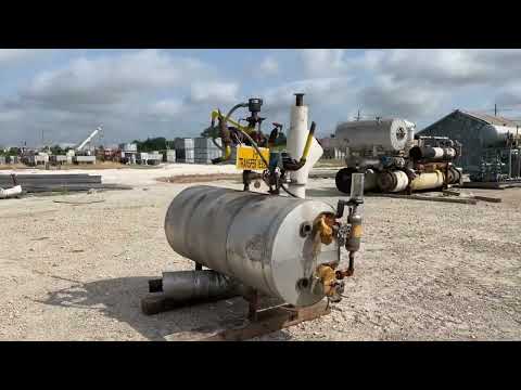 Recirculador de amoníaco horizontal RVS (32 pulg. X 43 pulg. 150 galones)