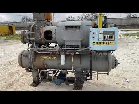 FES 16S Rotary Screw Compressor Package (Kobe KS16SGB, 200 HP 230 V)