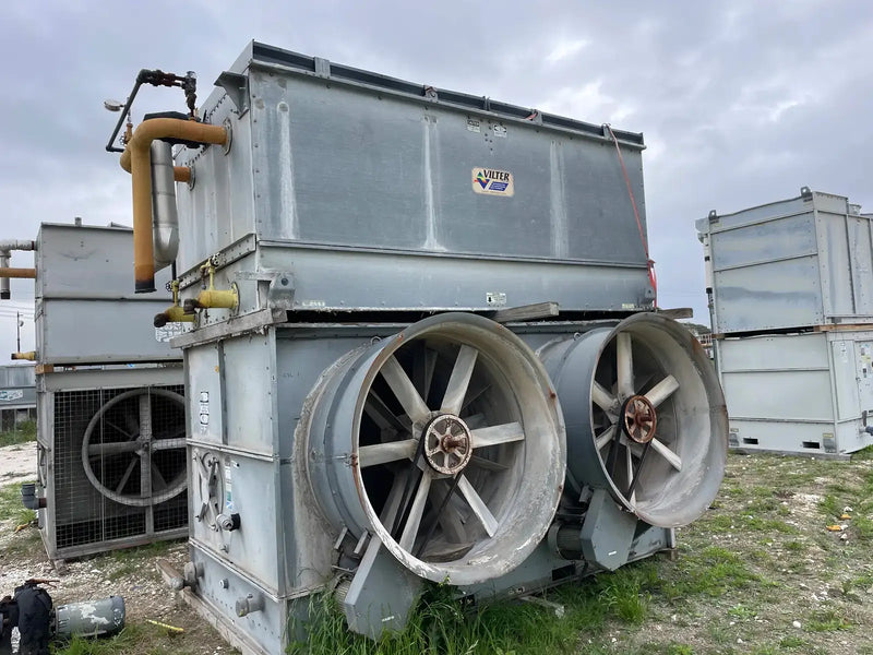 Vilter VSA-259 Evaporative Condenser (259 Nominal Tons, 2-7.5 HP Motors, 1 Tower Unit)