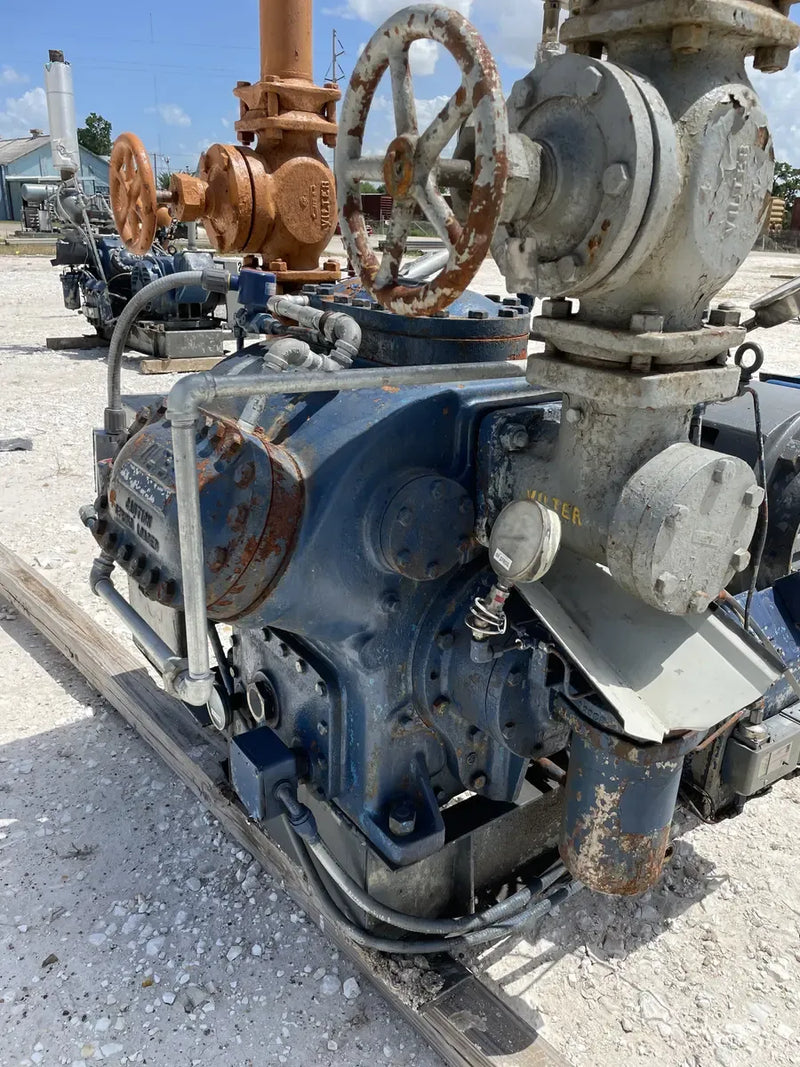 Vilter 456XL 6-Cylinder Reciprocating Compressor Package (MISSING COMPRESSOR, 100 HP 230/460 V, Belt Driven)