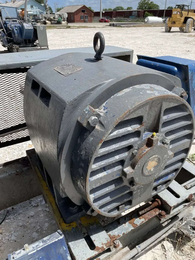 Vilter 456XL 6-Cylinder Reciprocating Compressor Package (MISSING COMPRESSOR, 100 HP 230/460 V, Belt Driven)