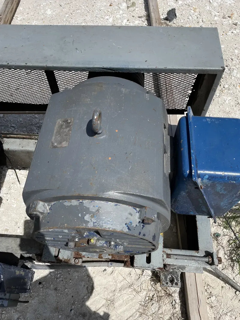 Vilter 456XL 6-Cylinder Reciprocating Compressor Package (MISSING COMPRESSOR, 100 HP 230/460 V, Belt Driven)