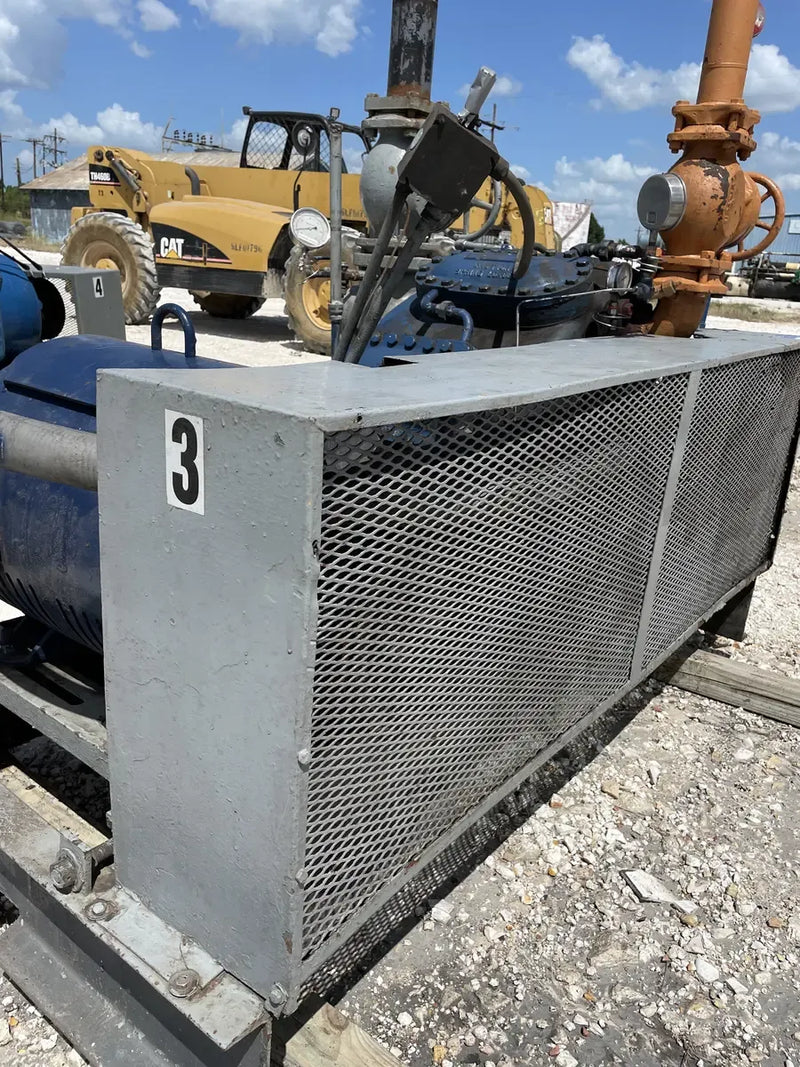Vilter 448 8-Cylinder Reciprocating Compressor Package (75 HP 230/460 V, Belt Driven)