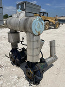 Recirculador de amoníaco vertical RVS (48 diámetro x 147 pulg. 1134 galones. Bombas de 2 a 5 HP).