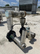 Recirculador de amoníaco vertical RVS (48 diámetro x 147 pulg. 1134 galones. Bombas de 2 a 5 HP).