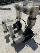 Recirculador de amoníaco vertical RVS (48 diámetro x 147 pulg. 1134 galones. Bombas de 2 a 5 HP).