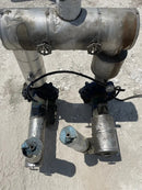 Recirculador de amoníaco vertical RVS (48 diámetro x 147 pulg. 1134 galones. Bombas de 2 a 5 HP).