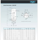 Recirculador de amoníaco vertical RVS (48 diámetro x 147 pulg. 1134 galones. Bombas de 2 a 5 HP).
