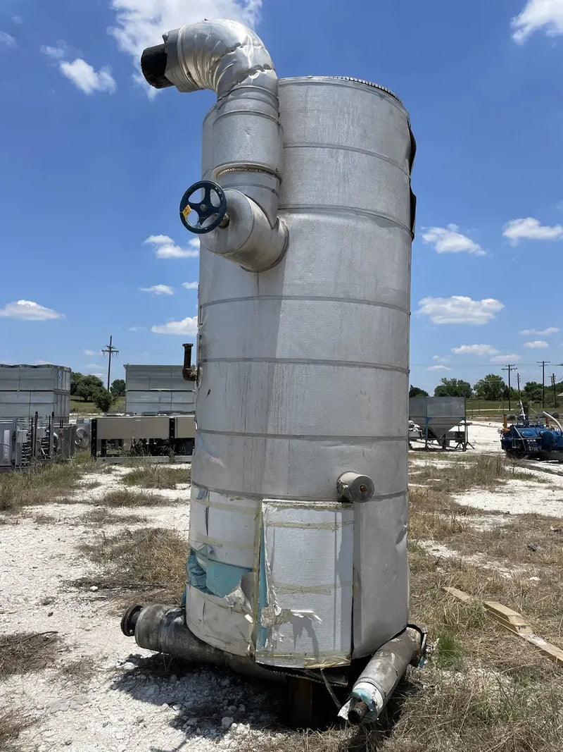 Recirculador de amoníaco vertical RVS (48 diámetro x 147 pulg. 1134 galones. Bombas de 2 a 5 HP).