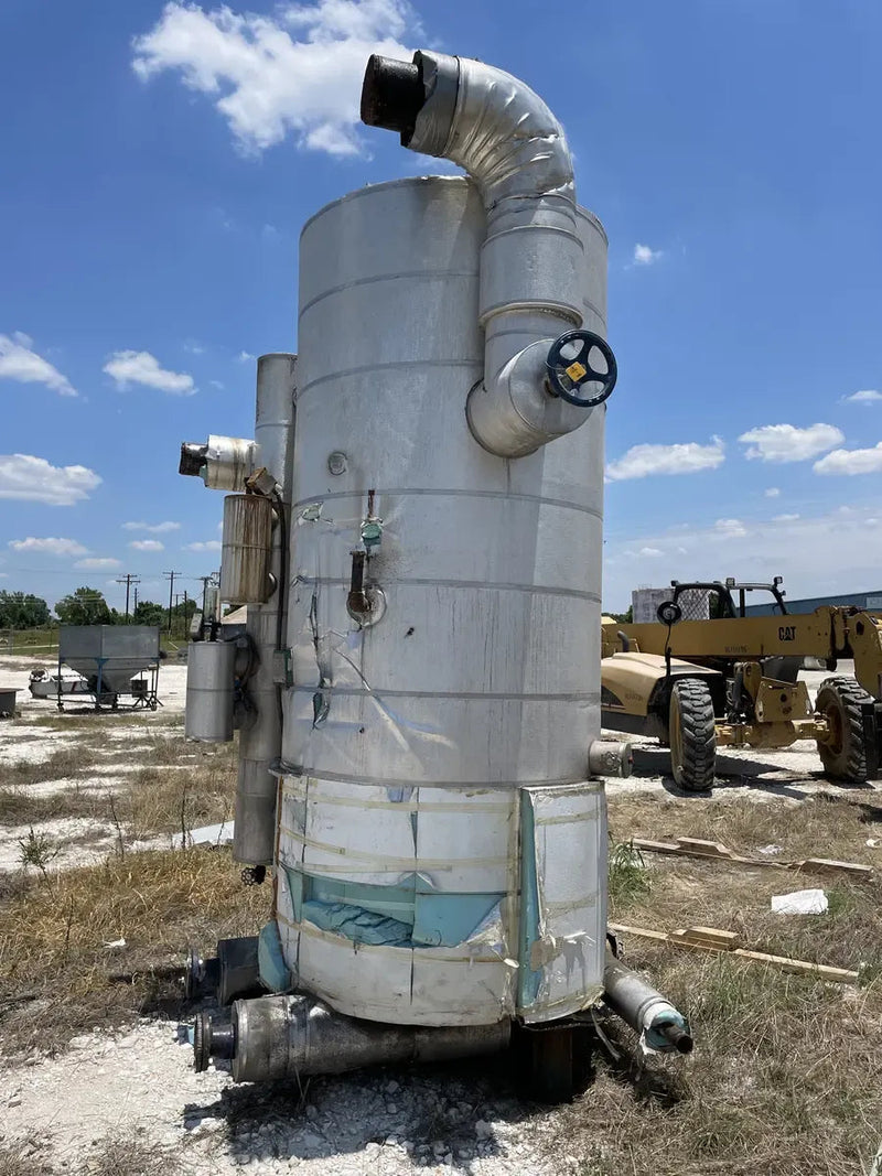 Recirculador de amoníaco vertical RVS (48 diámetro x 147 pulg. 1134 galones. Bombas de 2 a 5 HP).