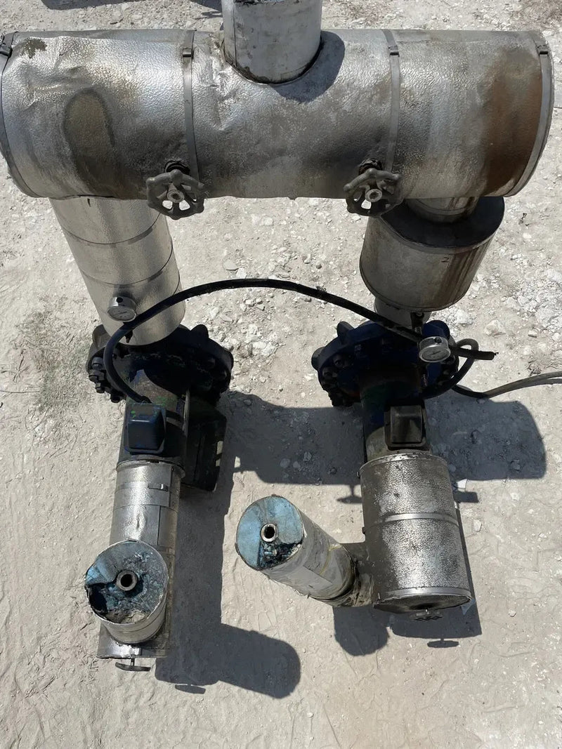 Tambor de compensación de amoníaco horizontal Turbo Ice (26 x 84 pulgadas, 232 galones)