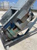 Vertical Incline Galvanized Steel Screw Auger Conveyor - 2 HP