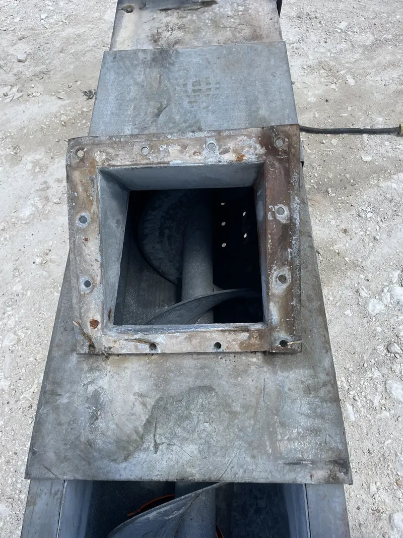 Transportador de tornillo sinfín de acero galvanizado - 3 HP