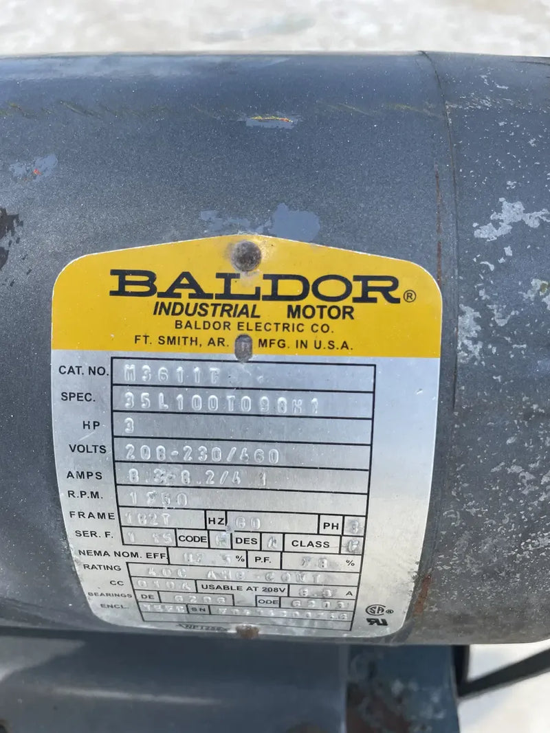 Transportador de tornillo sinfín de acero galvanizado - 3 HP
