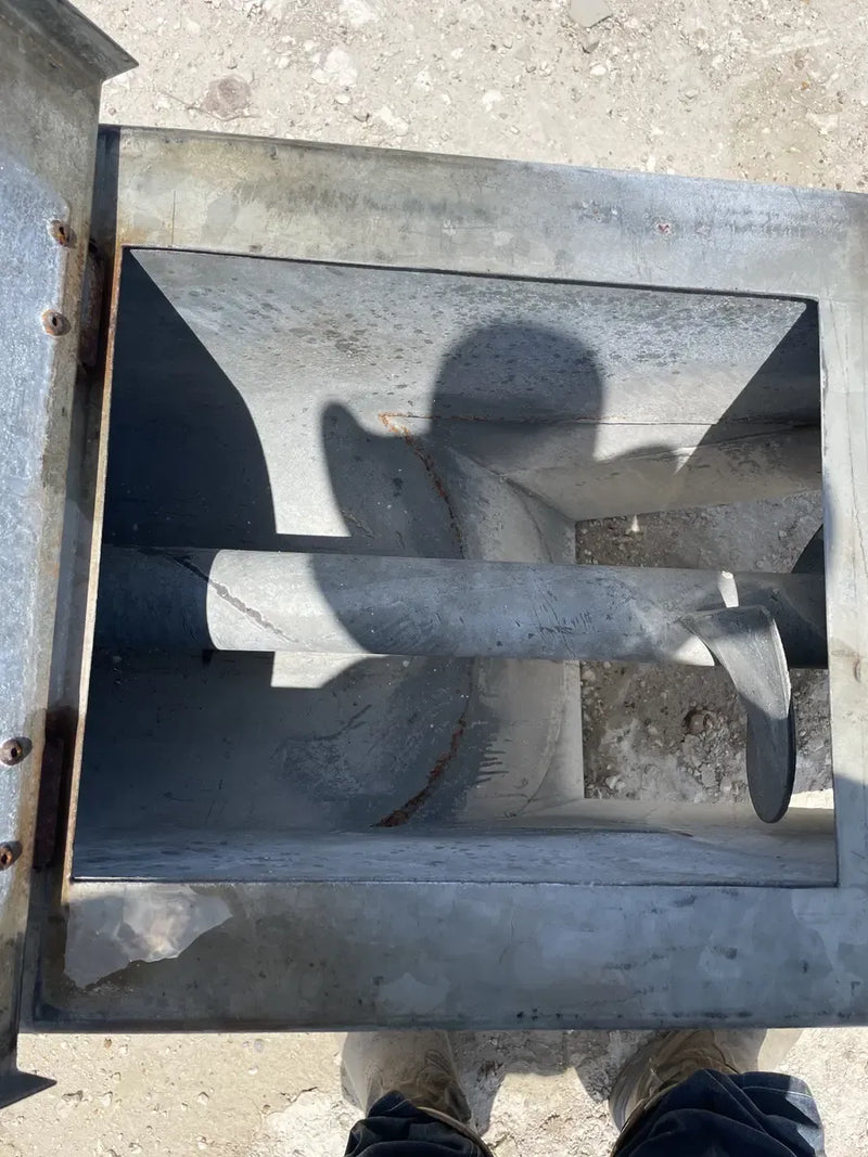 Transportador de tornillo sinfín de acero galvanizado - 3 HP