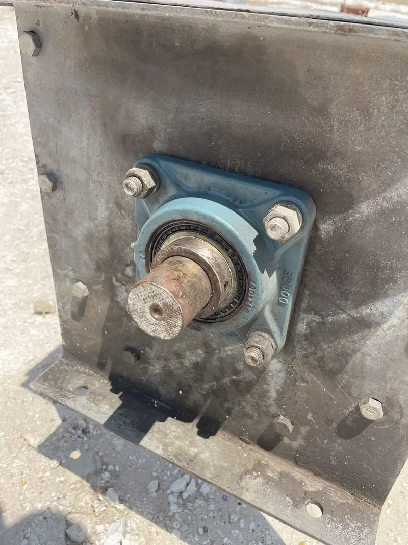 Transportador de tornillo sinfín de acero galvanizado - 3 HP