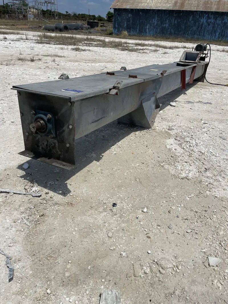 Transportador de tornillo sinfín de acero galvanizado - 3 HP