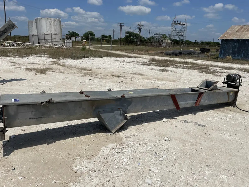 Transportador de tornillo sinfín de acero galvanizado - 3 HP