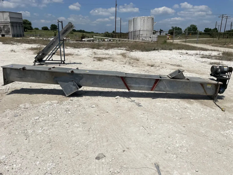 Transportador de tornillo sinfín de acero galvanizado - 3 HP