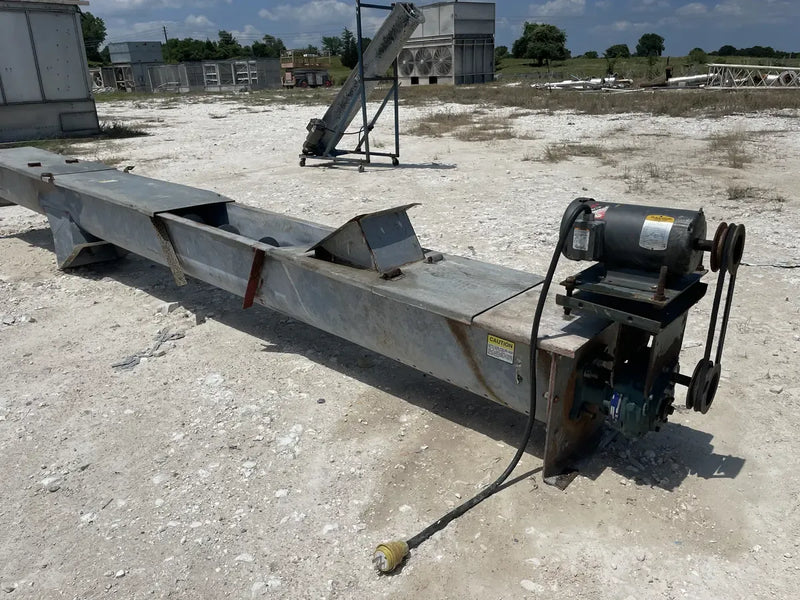 Transportador de tornillo sinfín de acero galvanizado - 3 HP