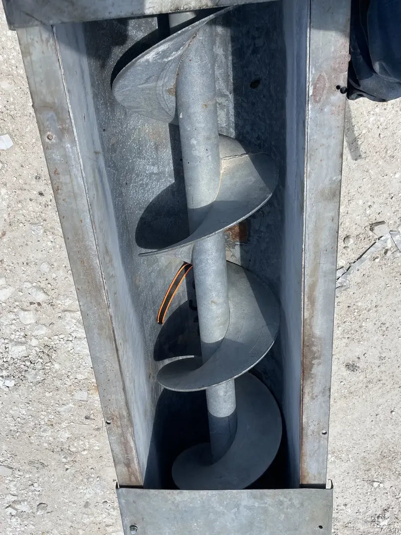 Transportador de tornillo sinfín de acero galvanizado - 3 HP