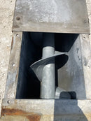 Galvanized Steel Screw Auger Conveyor - 2 HP