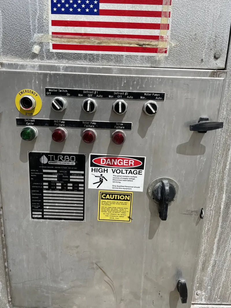 Turbo Ice TIGAR 36-2 LR Máquina de hacer hielo con placa (Refrigeración de amoníaco (R-717 | NH3), 56 toneladas por día)