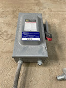 Interruptor de seguridad resistente de 60 amperios HU362 de Square D Company