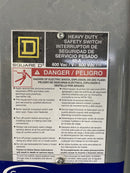 Interruptor de seguridad resistente de 60 amperios HU362 de Square D Company