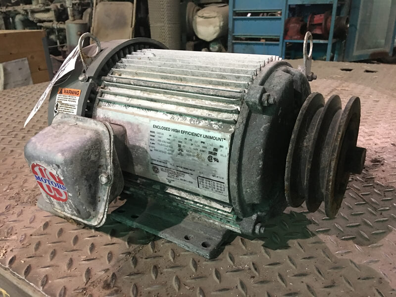 Teco-Westinghouse ASHE-UW005 Motor (200 HP, 3548 RPM, 460 V)