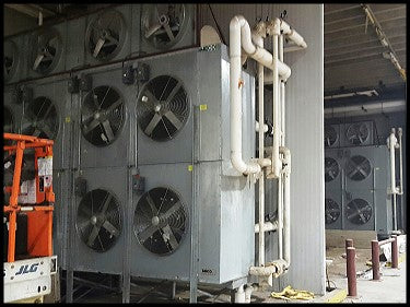 Imeco 2-Fan Blast Freezer Evaporator Coils - 112 TR Imeco 