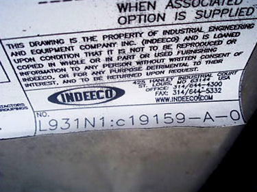 Indeeco Electric Duct Heater Indeeco 