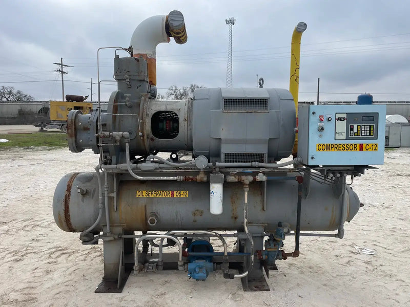 FES 16S Rotary Screw Compressor Package (Kobe KS16SGB, 200 HP 230 V)