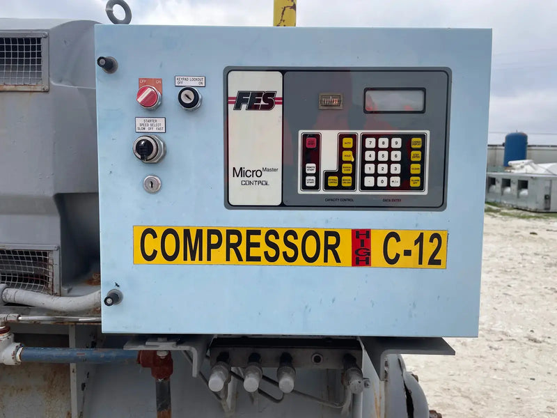 FES 16S Rotary Screw Compressor Package (Kobe KS16SGB, 200 HP 230 V)