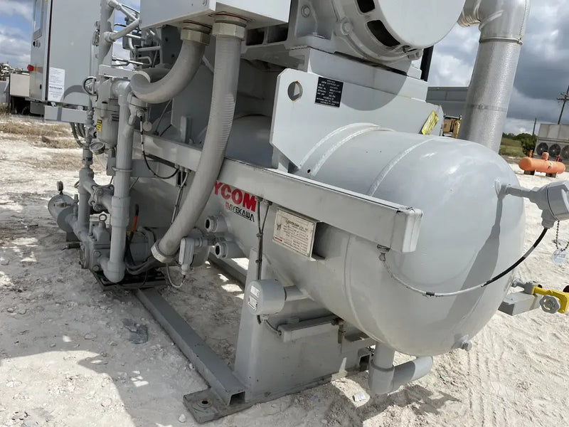 Paquete de compresor de tornillo rotativo Mycom N220JS-LI-E-250 (N220JS-LI-E-250, 250 HP 460 V, panel de control micro Mycom)
